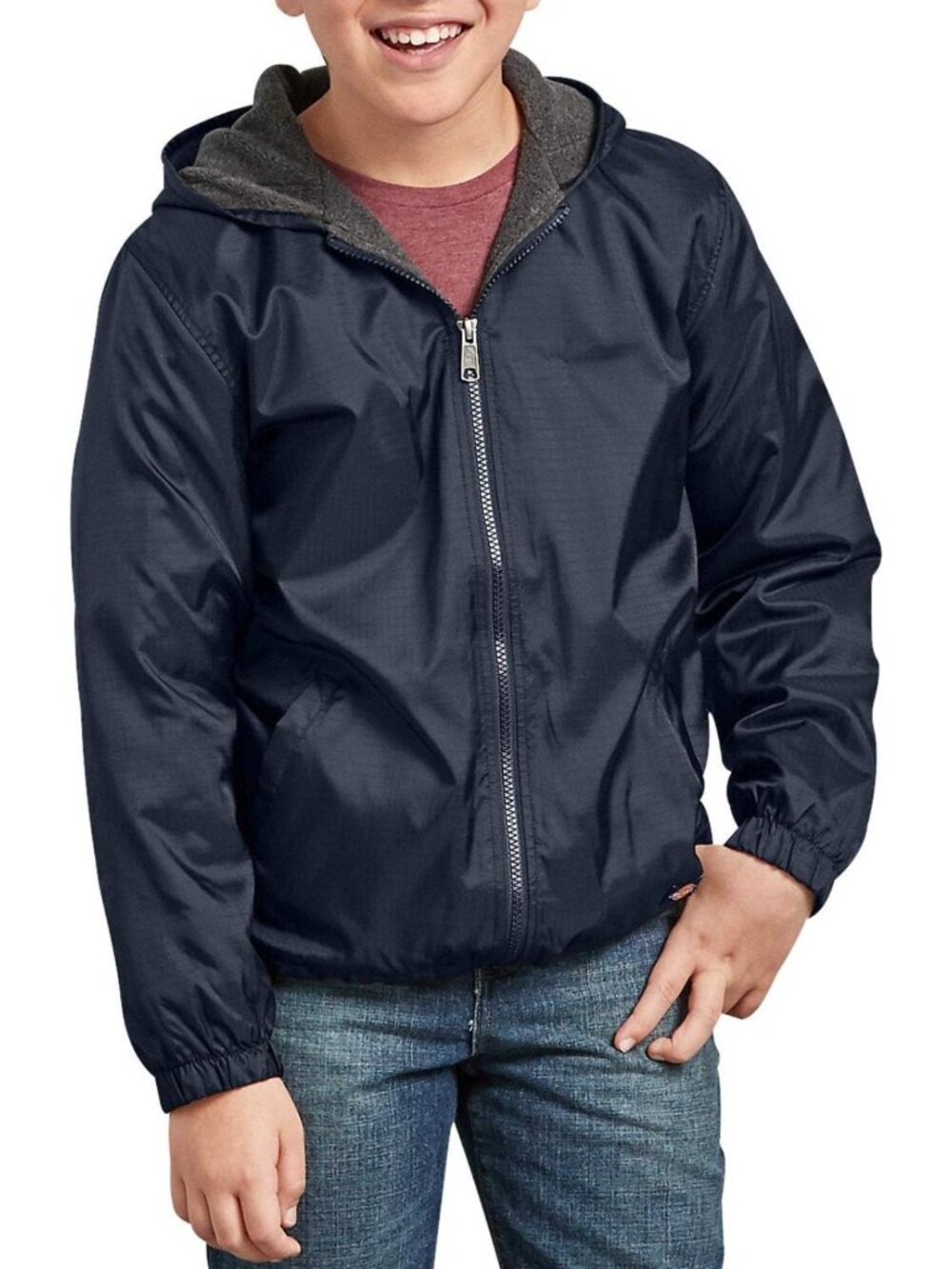 Cozy Fleece-Lined Hooded Jacket for Kids | Warm Winter Outerwear, Size Options